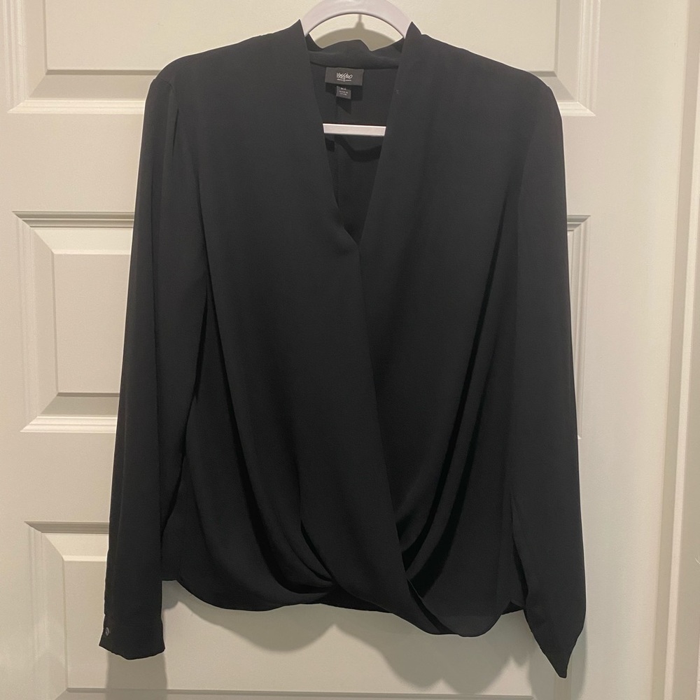 Mossimo Black Crossover Top